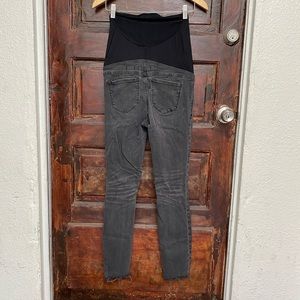 Madewell Maternity Skinny Black Wash Jeans